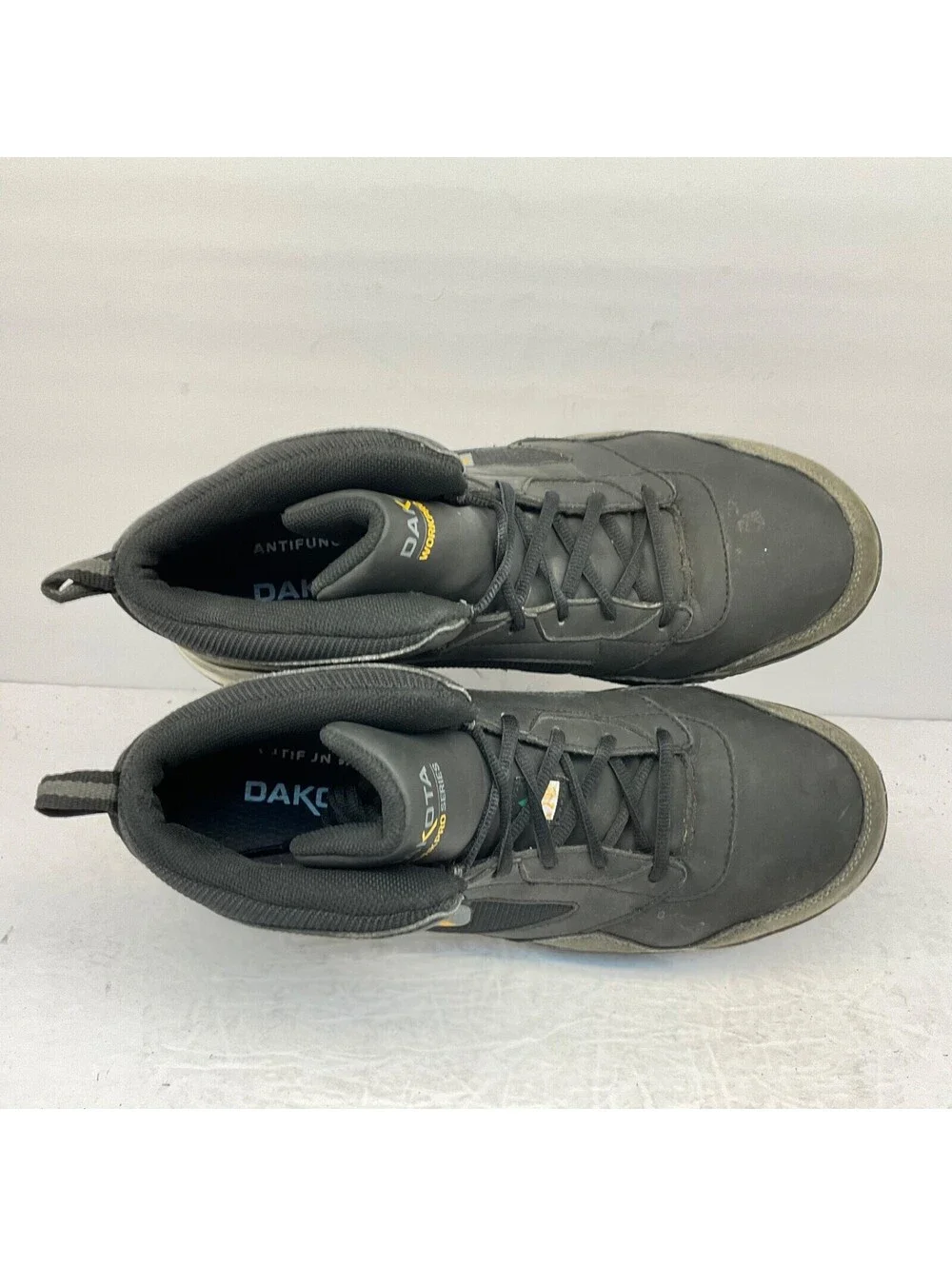 Dakota Men's Mid-Cut ATCP Quad Comfort Safety Shoes 4000 Black Size 11M
